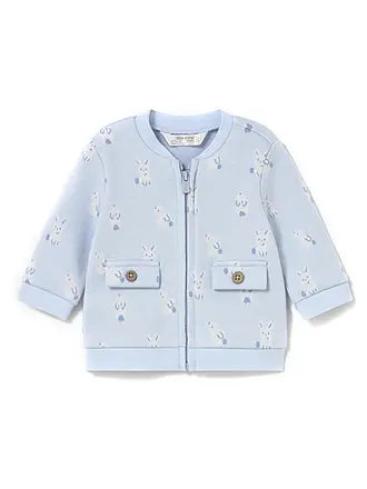 MAYORAL | Ensemble bébé 3 pièces veste, t-shirt à manches longues et pantalon | blau